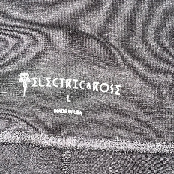 Electric & Rose Womens Sz Large Sunset Legging in Onyx & Pink - Picture 7 of 8